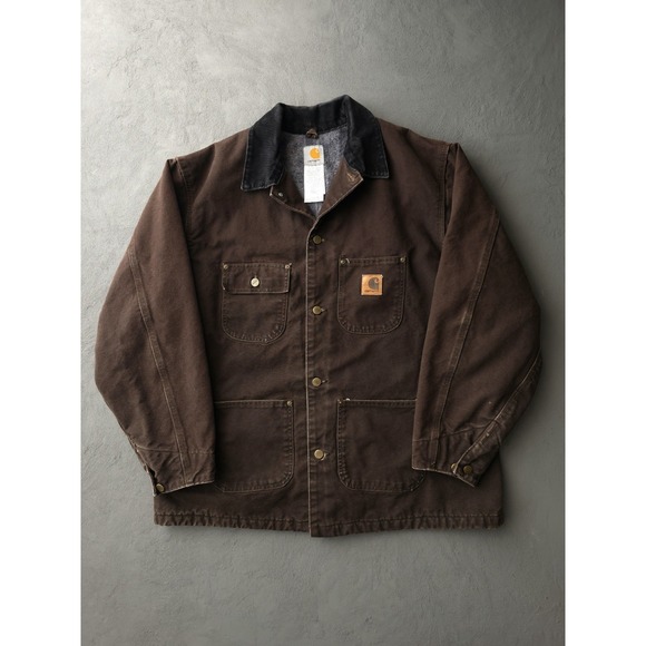 Carhartt | Jackets & Coats | Carhartt C2 Dkb Brown Canvas Chore